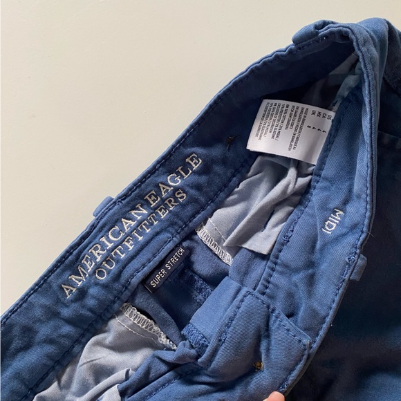 Y2K American Eagle Blue Shorts - Picture 3 of 4